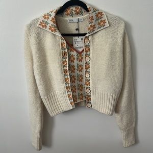 Zara sweater and tank